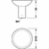 Hafele Knob, Zinc, Eclipse Collection, Matt black, Item# 106.65.350, 10665350, 106-65-350