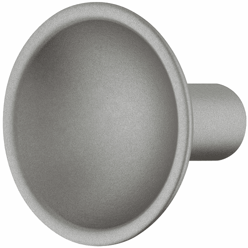 Hafele Knob, Zinc, Eclipse Collection, Matt silver colored, Item# 106.65.650, 10665650, 106-65-650
