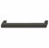 Hafele Handle, Aluminum, Cube Collection, Matt black, 128 CTC, Item# 106.70.040, 10670040, 106-70-040