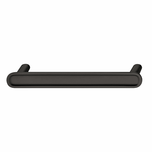 Hafele Handle, Zinc, Fossetta (H2320) Collection, matt black, 128 mm CTC, Item# 106.70.321, 10670321, 106-70-321