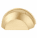 Hafele Handle, Zinc, Corvo (H2315) Collection, satin/brushed gold, Item# 106.70.422, 10670422, 106-70-422