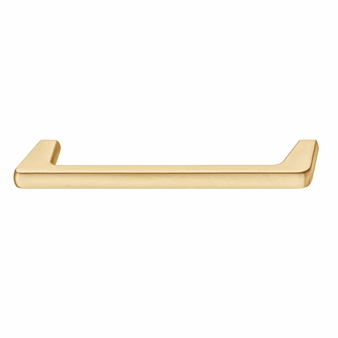 Hafele Handle, Zinc, Svelte (H2330) Collection, satin/brushed gold, 128 mm CTC, Item# 106.70.451, 10670451, 106-70-451