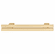 Hafele Handle, Zinc, Ozark (H2360) Collection, satin/brushed gold, 192 mm CTC, Item# 106.70.501, 10670501, 106-70-501
