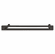 Hafele Handle, Zinc, Sancerre (H2350) Collection, matt black, 128 mm CTC, Item# 106.70.560, 10670560, 106-70-560