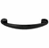Hafele Handle, Zinc, Carmel Collection, Matt black, 96 mm CTC, Item# 107.18.362, 10718362, 107-18-362