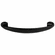 Hafele Handle, Zinc, Carmel Collection, Matt black, 128 mm CTC, Item# 107.18.363, 10718363, 107-18-363