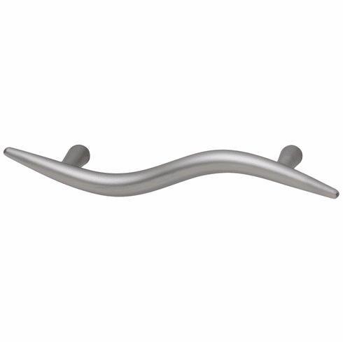 Hafele Handle, Zinc, Matt nickel, 96 mm CTC, Item# 107.19.602, 10719602, 107-19-602