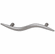Hafele Handle, Zinc, Matt nickel, 96 mm CTC, Item# 107.19.602, 10719602, 107-19-602
