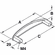 Hafele Handle, Zinc, Americana Collection, Oil-rubbed bronze, 288 mm CTC, Item# 110.18.357, 11018357, 110-18-357