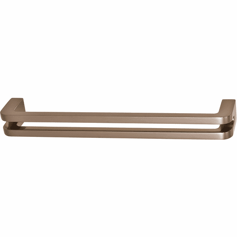 Hafele Handle, Zinc, Studio Collection, Brushed nickel, 160 mm CTC, Item# 110.34.606, 11034606, 110-34-606