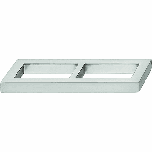 Hafele Handle, Zinc, Nouveau Collection, Brushed nickel, Item# 110.34.674, 11034674, 110-34-674