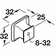 Hafele Knob, Zinc, Keystone Collection, satin nickel, Item# 110.93.662, 11093662, 110-93-662