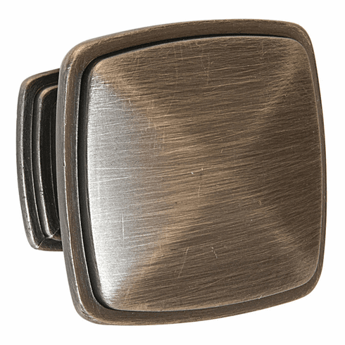 Hafele Knob, Zinc, Keystone Collection, satin pewter, Item# 110.93.962, 11093962, 110-93-962