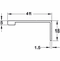 Hafele Handle, Aluminum, Elite Collection, matt gold, (36.5") 927 mm, Item# 111.95.212, 11195212, 111-95-212
