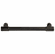 Hafele Handle, Zinc, Elite Traditional, slate gray; 128 mm CTC, Item# 111.95.335, 11195335, 111-95-335