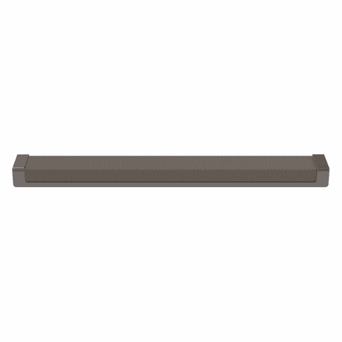 Hafele Handle, Zinc, Faux Leather, TAG Minimalist, Slate/graphite/pewter, 256 mm CTC, Item# 111.95.471, 11195471, 111-95-471