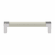 Hafele Handle, Zinc, Faux Leather, TAG Modern, Matt aluminum/winter, 128 mm CTC, Item# 111.95.478, 11195478, 111-95-478