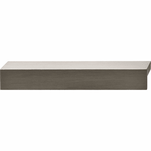 Hafele Handle, L-Profile, Aluminum, Westin Collection, Stainless steel colored, 96 mm CTC, Item# 112.83.000, 11283000, 112-83-000