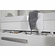 Hafele Handle, L-Profile, Aluminum, Westin Collection, Stainless steel colored, 96 mm CTC, Item# 112.83.000, 11283000, 112-83-000