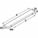 Hafele Handle, L-Profile, Aluminum, Westin Collection, Matt finish, 960 mm CTC, Item# 112.83.911, 11283911, 112-83-911
