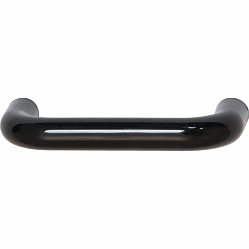 Hafele Handle, Polyamide, HEWI, 3" CTC, Jet black, Item# 114.20.390, 11420390, 114-20-390