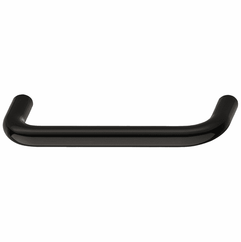 Hafele Handle, Polyamide, HEWI, Dim. A: 106mm, dim. B: 35mm, dim. C: 96mm, glossy jet black, Item# 114.20.590, 11420590, 114-20-590