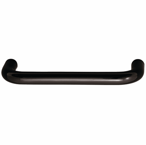 Hafele Handle, Polyamide, HEWI, 100 mm CTC, Jet black, Item# 114.20.690, 11420690, 114-20-690