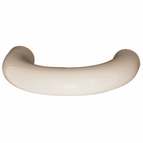 Hafele Handle, Polyamide, HEWI, Pure White, 40 mm CTC, Item# 114.21.299, 11421299, 114-21-299