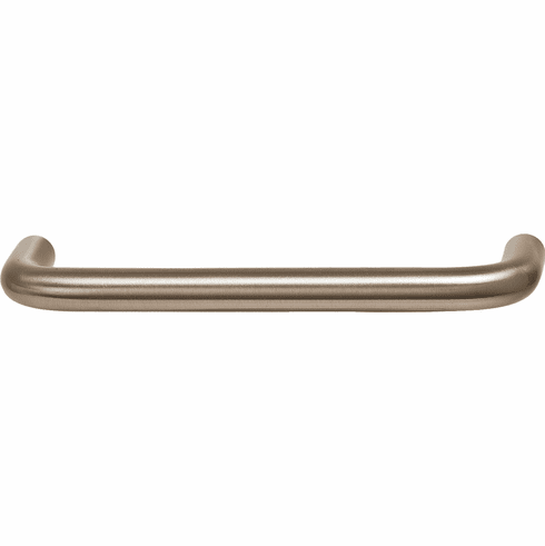 Hafele Handle, Steel or Brass, Essentials Collection, Steel, Stainless steel look, 3 1/2" CTC, Item# 116.07.018, 11607018, 116-07-018