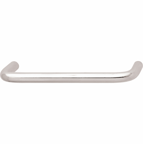 Hafele Handle, Steel or Brass, Essentials Collection, Steel, Polished chrome, 96 mm CTC, Item# 116.07.224, 11607224, 116-07-224