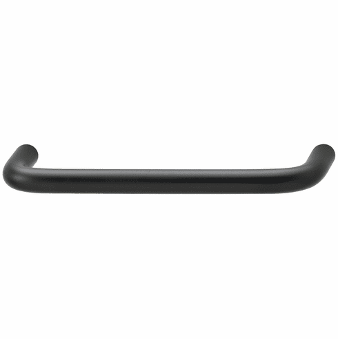 Hafele Handle, Steel or Brass, Essentials Collection, Steel, Matt black, 3.5" CTC, Item# 116.07.318, 11607318, 116-07-318