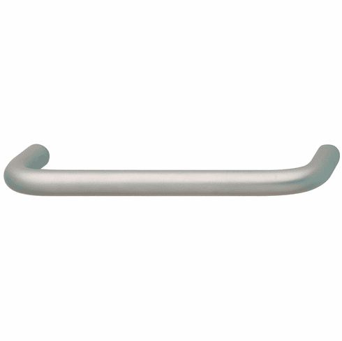 Hafele Handle, Steel or Brass, Essentials Collection, Steel, Matt chrome, 3 1/2" CTC, Item# 116.07.413, 11607413, 116-07-413