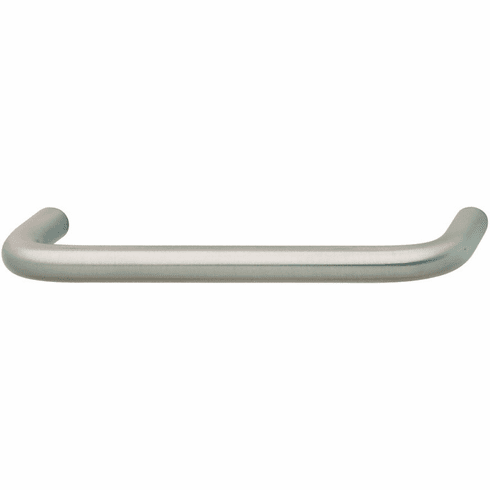 Hafele Handle, Steel or Brass, Essentials Collection, Steel, Satin chrome, 3 1/2 mm CTC, Item# 116.07.419, 11607419, 116-07-419