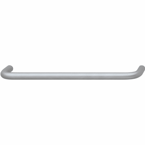 Hafele Handle, Steel or Brass, Essentials Collection, Steel, Matt chrome, (4") 102 mm CTC, Item# 116.07.426, 11607426, 116-07-426