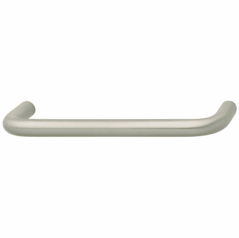 Hafele Handle, Steel or Brass, Essentials Collection, Steel, Brushed nickel, 3 1/2" CTC, Item# 116.07.619, 11607619, 116-07-619