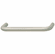 Hafele Handle, Steel or Brass, Essentials Collection, Steel, Brushed nickel, 3 1/2" CTC, Item# 116.07.619, 11607619, 116-07-619