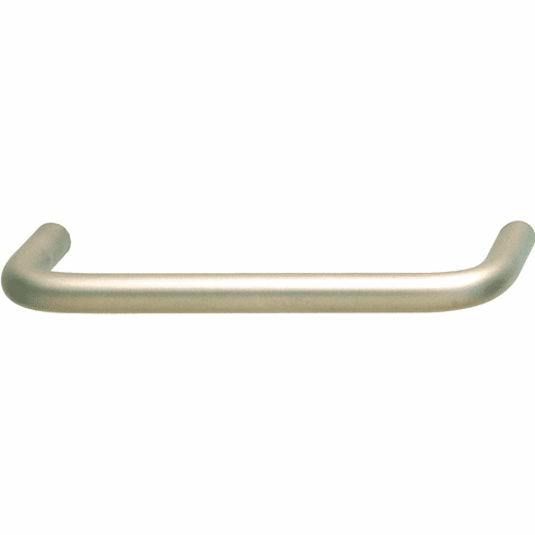 Hafele Handle, Steel or Brass, Essentials Collection, Steel, Matt nickel, 4" CTC, Item# 116.07.632, 11607632, 116-07-632