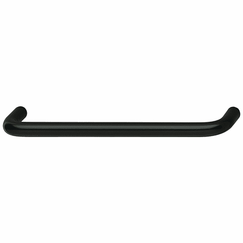 Hafele Handle, Steel or Brass, Essentials Collection, Steel, Matt black, 160 mm CTC, Item# 116.09.340, 11609340, 116-09-340