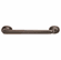 Hafele Handle, Arcadian Collection, Old bronze, 78 mm CTC, Item# 116.61.100, 11661100, 116-61-100