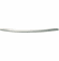 Hafele Handle, Steel, Crescent Collection, Matt stainless, 96 mm CTC, M4 thread, Item# 117.64.616, 11764616, 117-64-616