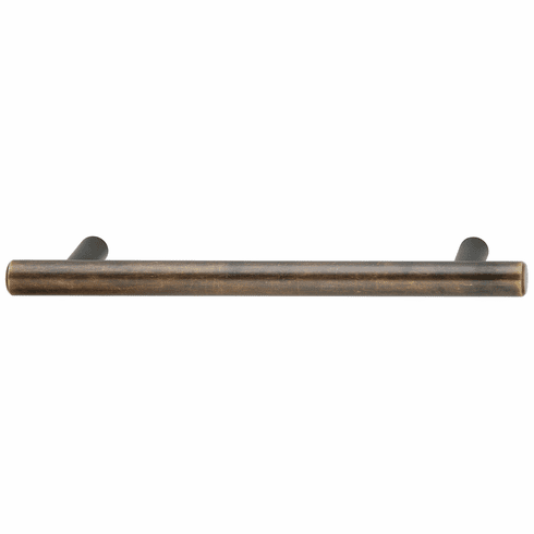 Hafele Bar Handle, Steel, Elemental Collection, Oil-rubbed bronze, 128 mm CTC, 105ST43 Finish code, Item# 117.97.352, 11797352, 117-97-352