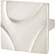 Hafele Knob, Zinc, Breakers Collection, Stainless steel look, Item# 120.23.681, 12023681, 120-23-681