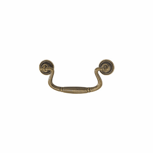 Hafele Drop Handle, Zinc, Charleston Collection, Antique bronze, Item# 122.18.129, 12218129, 122-18-129