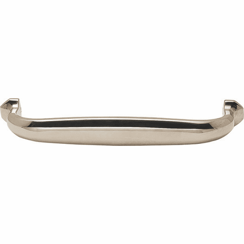 Hafele Handle, Zinc, Paragon Collection, Polished nickel, 128 mm CTC, Item# 123.08.747, 12308747, 123-08-747