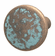 Hafele Knob, Rustic Copper, Zinc, Verdigris Collection, 37 mm, Item# 123.27.032, 12327032, 123-27-032