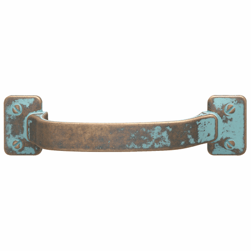 Hafele Handle, Zinc, Verdigris Collection, Rustic copper, Item# 123.31.031, 12331031, 123-31-031