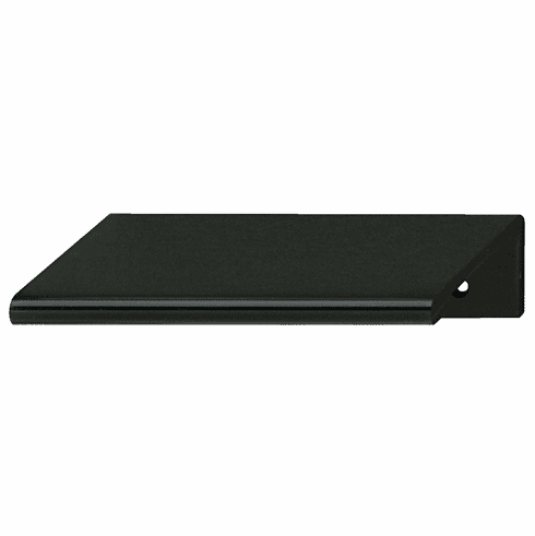 Hafele Handle, Aluminum, Tab Collection, Polished black, 25 mm CTC, Item# 124.02.310, 12402310, 124-02-310