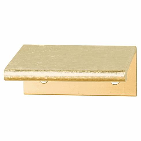 Hafele Handle, Aluminum, Tab Collection, Brushed brass, 50 mm CTC, Item# 124.02.501, 12402501, 124-02-501