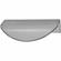 Hafele Handle, Zinc, 64 mm CTC, Cascade Collection, Stainless steel look, Item# 124.40.053, 12440053, 124-40-053