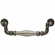 Hafele Bail Handle, Zinc, Artisan Collection, Pewter, 128 mm CTC, Item# 125.87.952, 12587952, 125-87-952